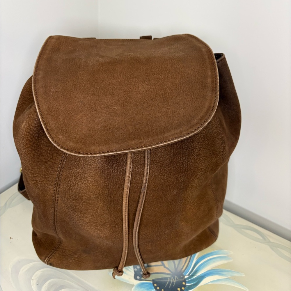 Coach XL !! Vintage Sonoma Nubuc Backpack